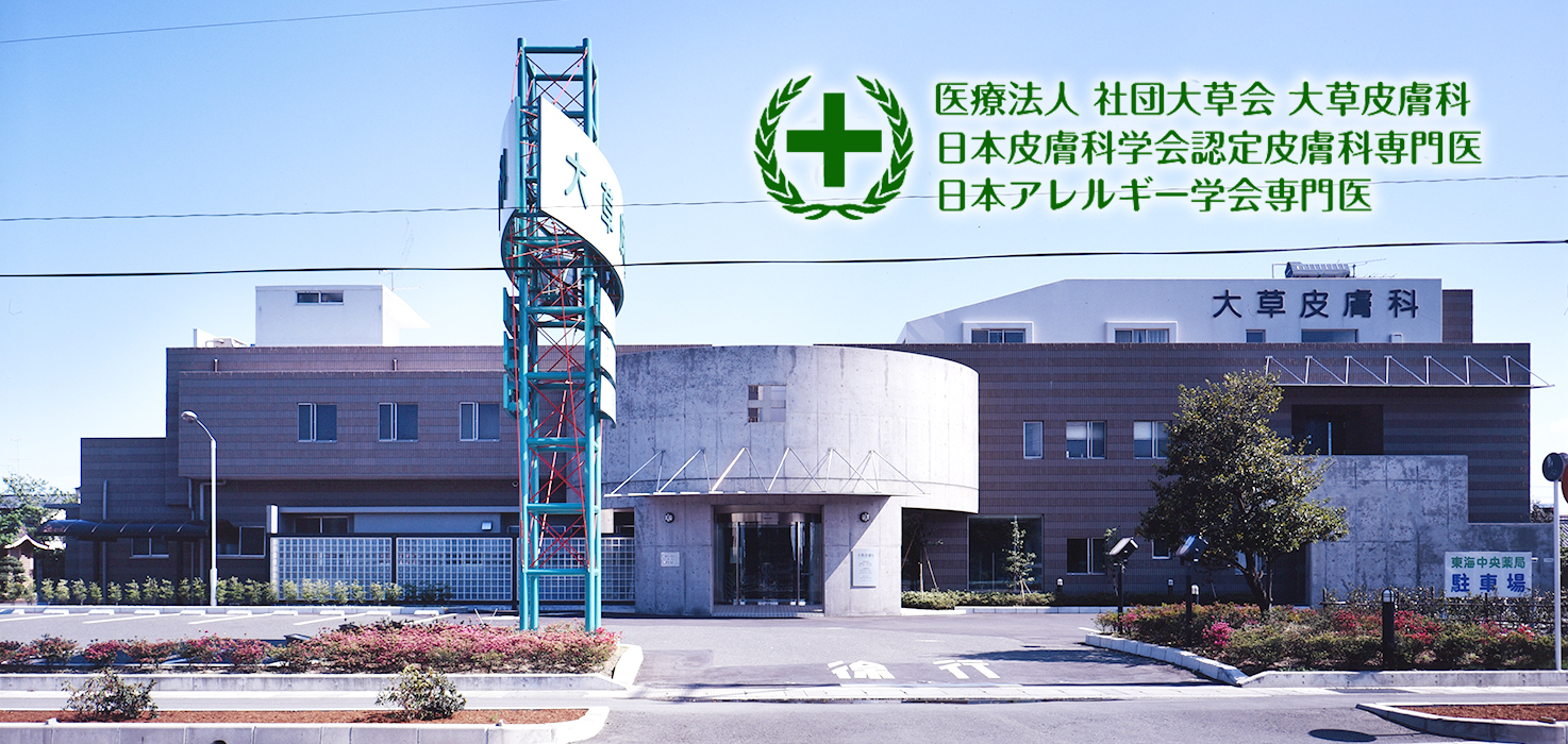 大草皮膚科 皮膚疾患専門のクリニック 静岡県袋井市 大草皮膚科 皮膚疾患専門のクリニック 静岡県袋井市